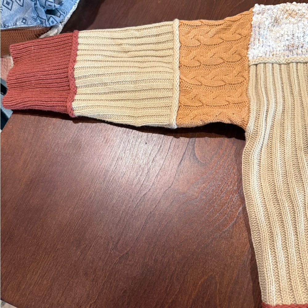 POL NWOT Multicolor Patchwork Cardigan - Picture 12 of 12